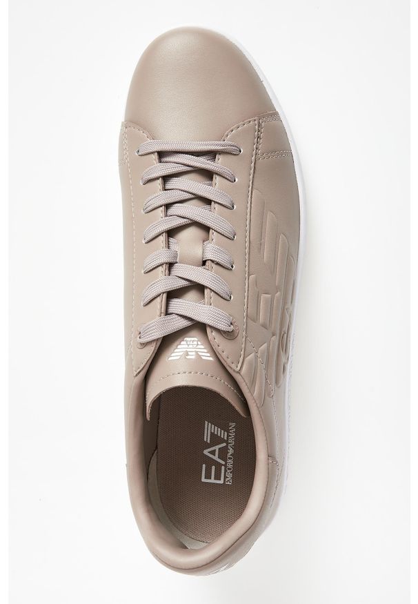 EA7 Emporio Armani - Sneakersy męskie skórzane EA7 EMPORIO ARMANI. Materiał: skóra
