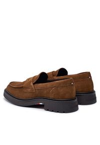 TOMMY HILFIGER - Tommy Hilfiger Mokasyny Comfort FM0FM05263 Brązowy. Kolor: brązowy. Materiał: skóra, zamsz