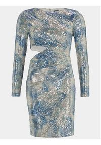 Swing Sukienka koktajlowa 5AG11700 Niebieski Slim Fit. Kolor: niebieski. Materiał: syntetyk. Styl: wizytowy #5