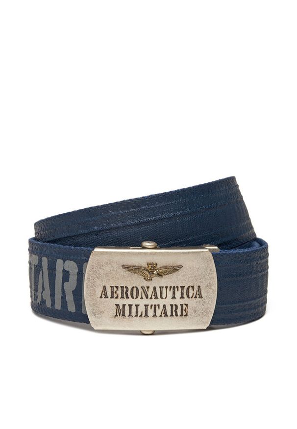 Pasek Męski Aeronautica Militare. Kolor: niebieski