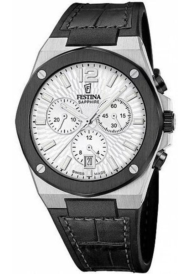 Zegarek męski Festina F22003-1 czarny. Kolor: czarny
