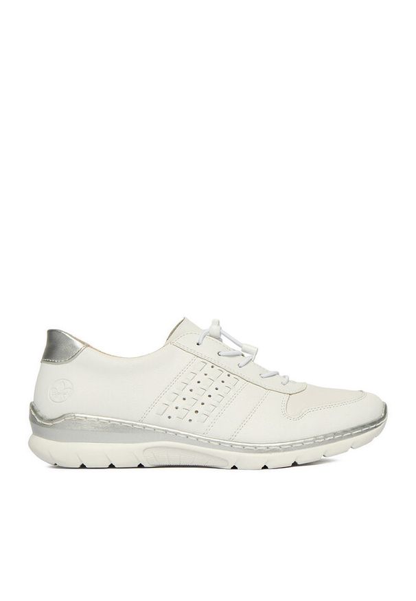 Półbuty Rieker. Kolor: kremowy