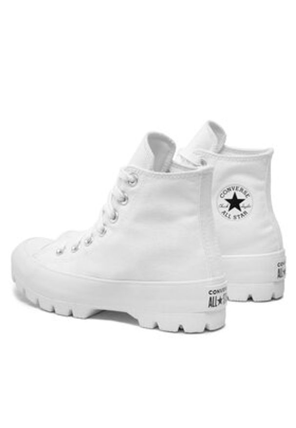 Converse Trampki Chuck Taylor All Star Lugged Hi 565902C Biały. Kolor: biały. Materiał: materiał