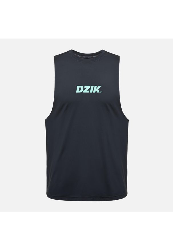 Tank top DZIK® PRO black. Materiał: materiał