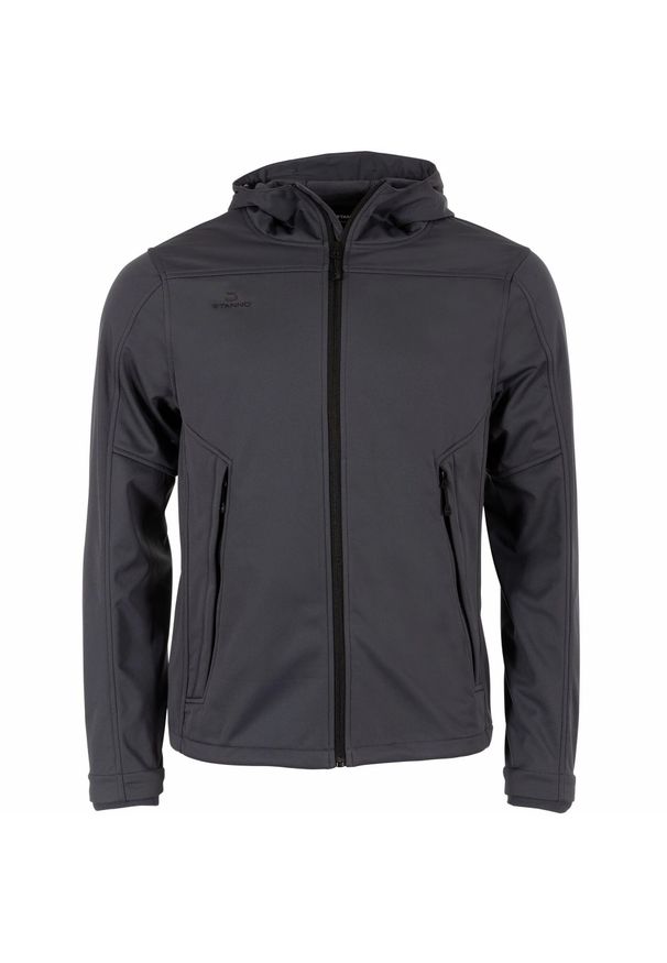 STANNO - Kurtka puchowa Stanno Prime Softshell. Kolor: wielokolorowy, szary, brązowy. Materiał: puch, softshell. Styl: elegancki