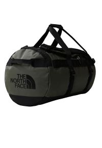 Torba The North Face Base Camp Duffel M 0A52SA4WC1 - zielona. Kolor: zielony. Materiał: nylon. Wzór: paski