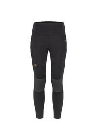 Fjällräven - Spodnie trekkingowe damskie Fjallraven Abisko Trekking Tights Pro. Kolor: wielokolorowy, czarny, szary. Sport: turystyka piesza #2