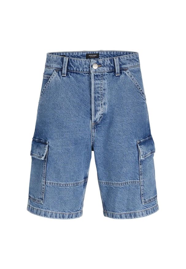 Szorty Jack & Jones Cargo Alex jasnoniebieski denim. Kolor: niebieski. Materiał: denim. Sport: skateboard