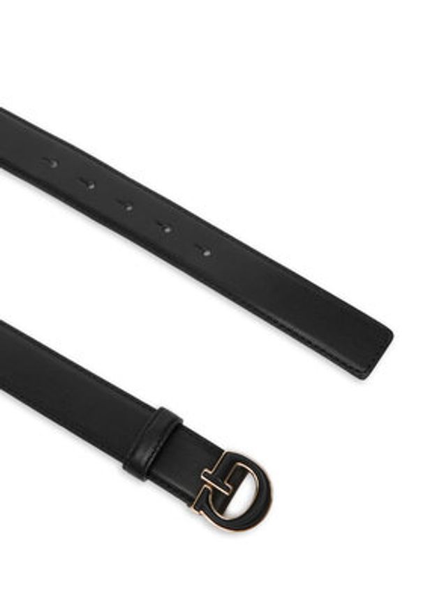 Guess Pasek Damski BW9354 P6230 Czarny. Kolor: czarny. Materiał: skóra