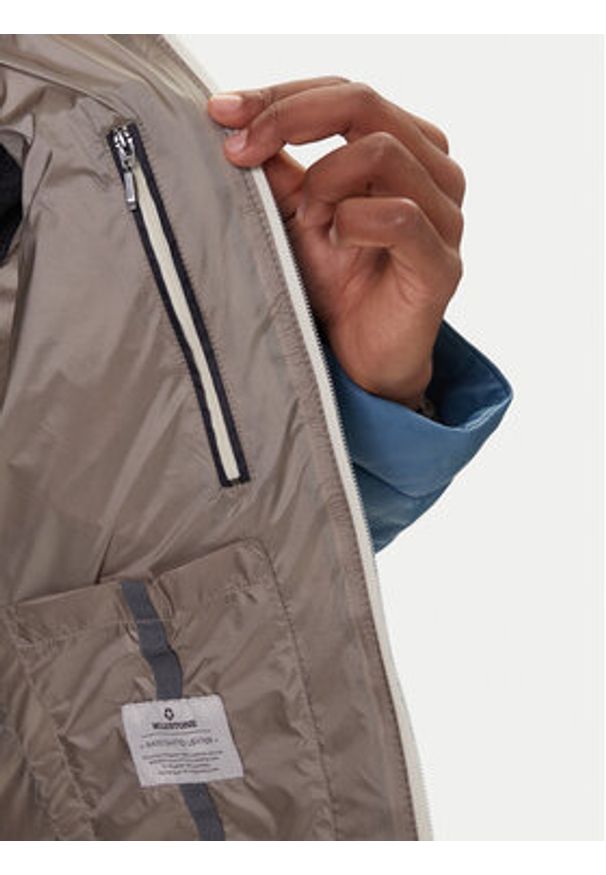 Milestone Kurtka skórzana Cortino 531019 60515 Niebieski Regular Fit. Kolor: niebieski. Materiał: skóra