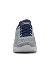 skechers - Buty treningowe męskie Skechers Arch Fit Orvan Trayver. Zapięcie: sznurówki. Kolor: biały, wielokolorowy, niebieski. Materiał: materiał, syntetyk, tkanina. Szerokość cholewki: normalna
