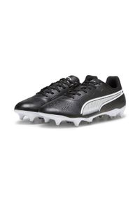Puma - Buty piłkarskie męskie PUMA King Match MxSg. Kolor: biały, wielokolorowy, czarny. Sport: piłka nożna