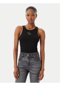 Guess Top W6RP39 KD092 Czarny Regular Fit. Kolor: czarny. Materiał: syntetyk #1
