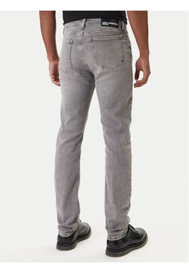Karl Lagerfeld Jeans Jeansy B1M10038 Szary Skinny Fit. Kolor: szary