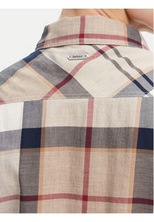 Barbour Koszula Bredon LSH1353BR37 Beżowy Regular Fit. Kolor: beżowy. Materiał: bawełna