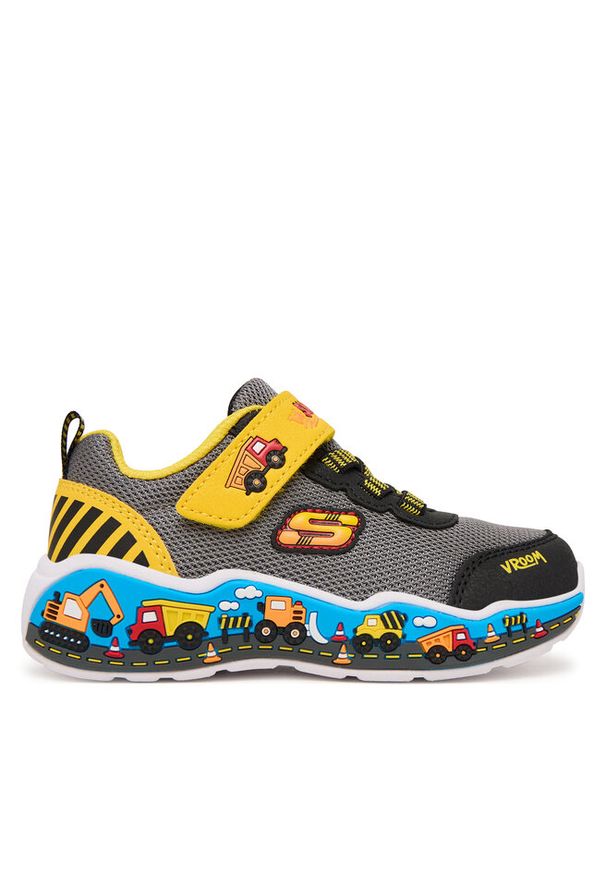 skechers - Sneakersy Skechers. Kolor: szary