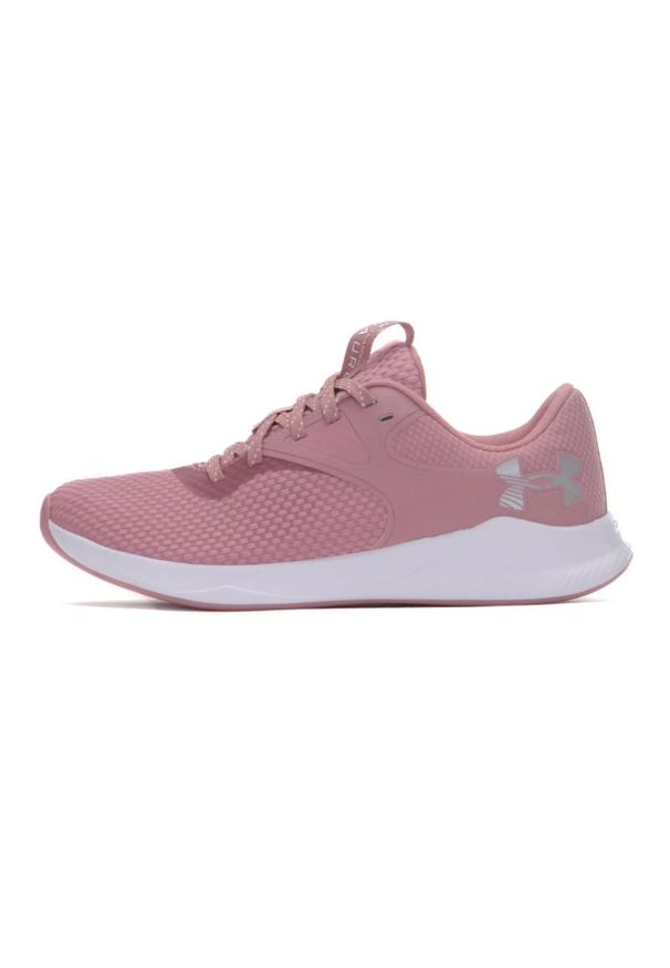 Buty damskie do biegania Under Armour Charged Aurora 2. Zapięcie: sznurówki. Kolor: różowy. Materiał: guma, materiał, tkanina, syntetyk. Szerokość cholewki: normalna