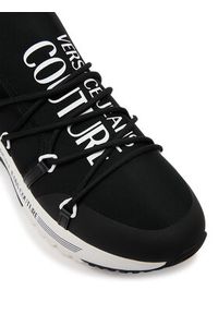 Versace Jeans Couture Sneakersy 79YA3SA6 ZS915 Czarny. Kolor: czarny. Materiał: materiał #6