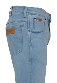 Wrangler - WRANGLER TEXAS SLIM MĘSKIE SPODNIE JEANSOWE CLEAR BLUE W12SZH280 #7