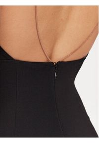 Elisabetta Franchi Body BO-008-36E2-V200 Czarny Slim Fit. Kolor: czarny. Materiał: syntetyk