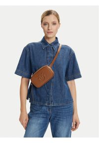 Pinko - PINKO Torebka Pelle Bottalata AI 25-26 PCPL 105354 A29Q Brązowy. Kolor: brązowy. Materiał: skórzane #1