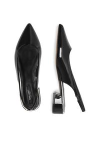 Nine West Baleriny WFA2609-1 Czarny. Kolor: czarny. Materiał: materiał #7