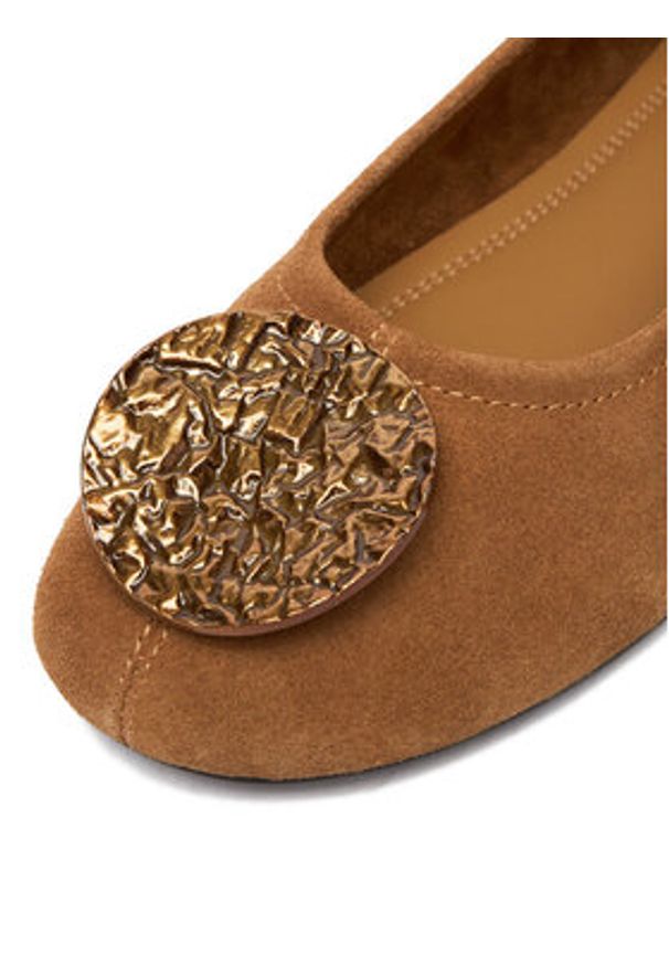 MEXX Baleriny EO-90183-1 Brązowy. Kolor: brązowy. Materiał: skóra, zamsz