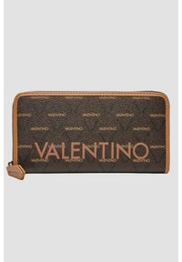 Valentino by Mario Valentino - VALENTINO Brązowy portfel Liuto. Kolor: brązowy