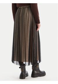 TwinSet - TWINSET Spódnica midi 252TT2023 Czarny Regular Fit. Kolor: czarny. Materiał: syntetyk #4