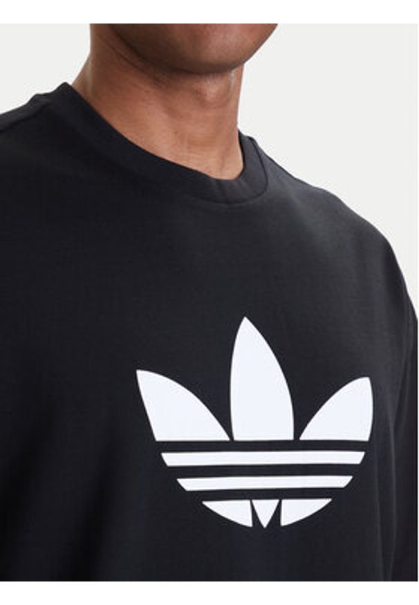 Adidas - adidas T-Shirt adicolor Trefoil KD4091 Czarny Loose Fit. Kolor: czarny. Materiał: bawełna