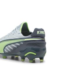 Puma - Buty piłkarskie unisex PUMA KING ULTIMATE FG/AG. Kolor: szary, wielokolorowy, żółty, niebieski. Sport: piłka nożna