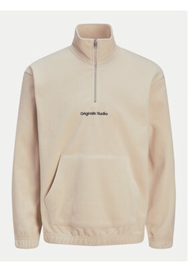 Jack & Jones - Jack&Jones Polar Vesterbro 12262981 Beżowy Relaxed Fit. Kolor: beżowy. Materiał: syntetyk