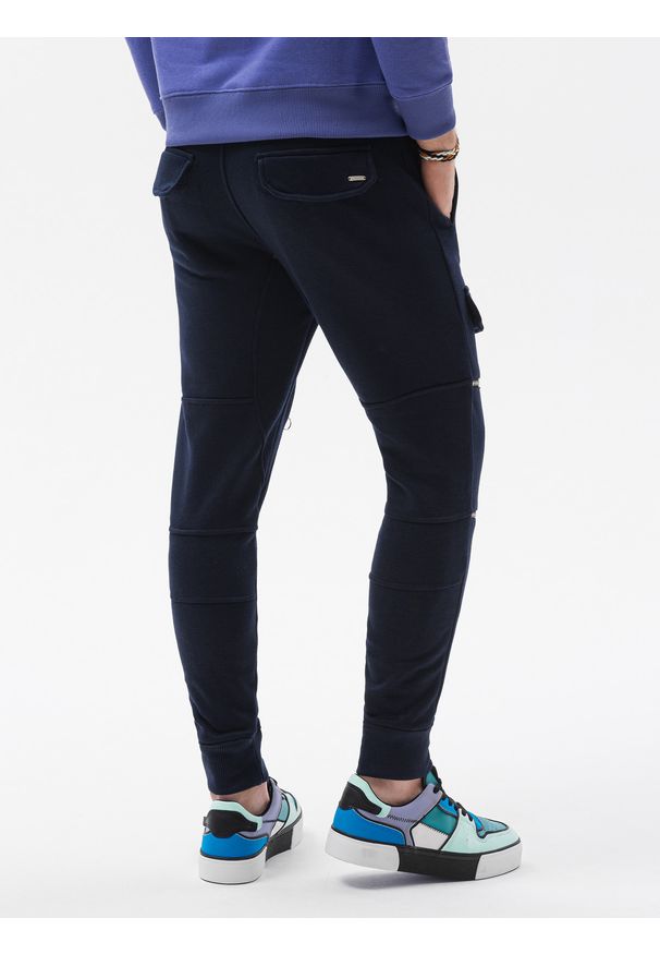 Niebieskie spodnie Ombre Clothing