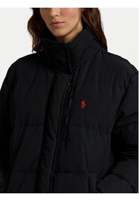Polo Ralph Lauren Płaszcz zimowy 211941005002 Czarny Regular Fit. Typ kołnierza: polo. Kolor: czarny. Materiał: syntetyk. Sezon: zima #3
