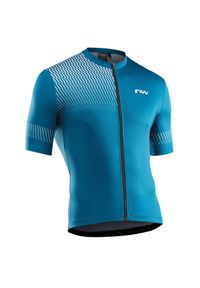 NORTHWAVE - Koszulka z krótkim rękawem Northwave Origin. Kolor: niebieski, szary, wielokolorowy. Materiał: jersey. Długość rękawa: krótki rękaw. Długość: krótkie. Sport: kolarstwo #1