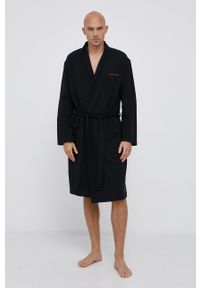 Calvin Klein Underwear Szlafrok kolor czarny. Kolor: czarny. Materiał: dzianina #3