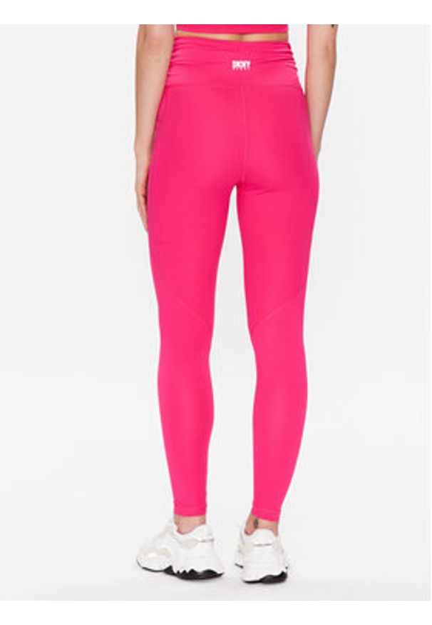 DKNY Sport Legginsy DP2P3052 Różowy Classic Fit. Kolor: różowy. Materiał: syntetyk. Styl: sportowy