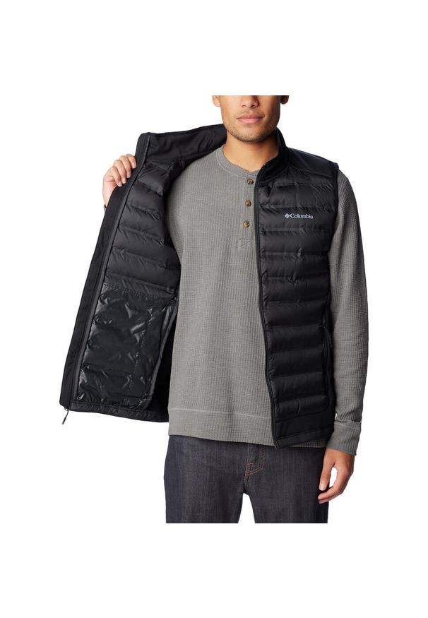 columbia - Kamizelka turystyczna męska Out-Shield Hybrid Vest. Kolor: czarny. Materiał: poliester