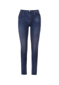 Born2be - Niebieskie Jeansy Push Up Rhelysh. Kolor: niebieski. Materiał: jeans #2