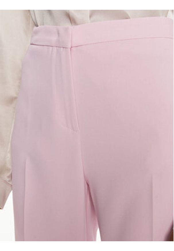 Pinko Spodnie materiałowe Hulka 100054 7624 Różowy Regular Fit. Kolor: różowy. Materiał: syntetyk