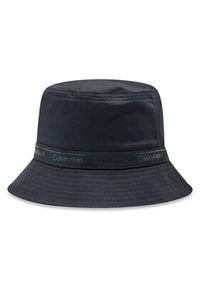 Calvin Klein Kapelusz Logo Tape Bucket K60K610519 Czarny. Kolor: czarny. Materiał: materiał, bawełna
