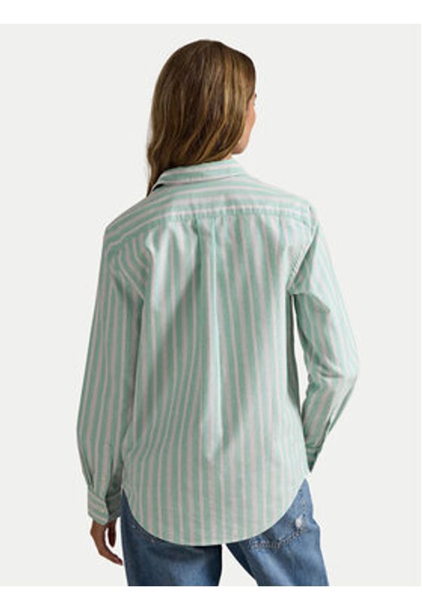 Polo Ralph Lauren Koszula 211970739500 Zielony Relaxed Fit. Typ kołnierza: polo. Kolor: zielony. Materiał: bawełna