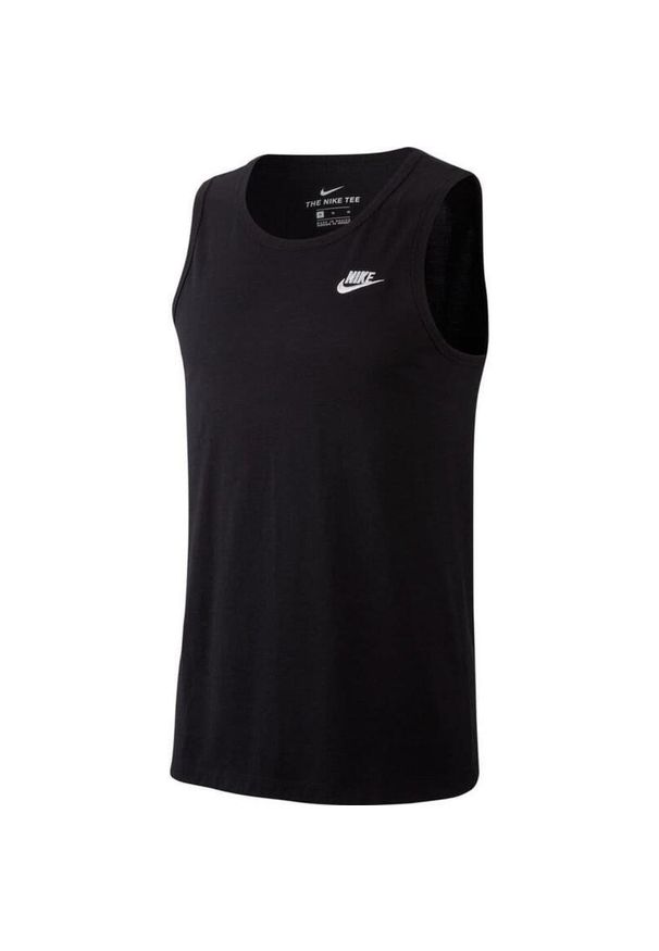 Tank top męski Nike Sportswear Club TT. Kolor: czarny, biały, wielokolorowy. Styl: sportowy