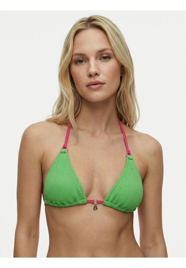 Banana Moon Góra od bikini Braro Scrunchym JAA47 Zielony. Kolor: zielony. Materiał: syntetyk