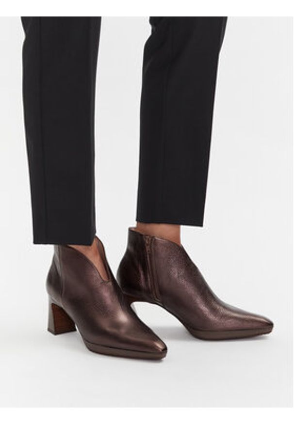 Hispanitas Botki HI254270 Brązowy. Kolor: brązowy. Materiał: skóra