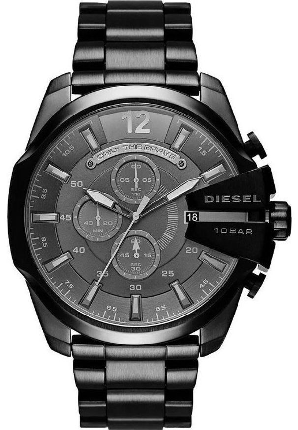 Zegarek Diesel Zegarek Męski Diesel Mega Chief DZ4355 Czarny. Kolor: czarny