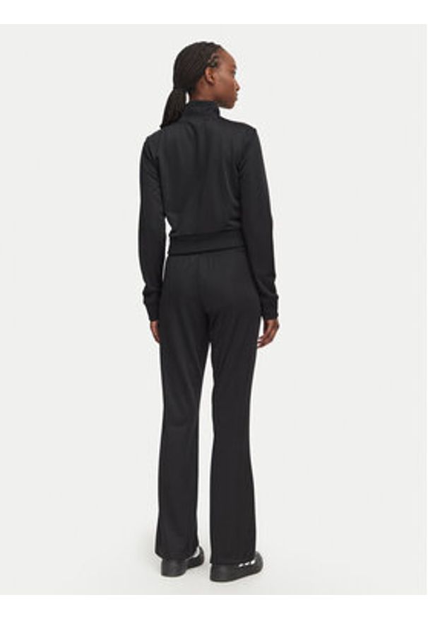 Adidas - adidas Dres Glam Tracksuit JZ6905 Czarny Slim Fit. Kolor: czarny. Materiał: syntetyk