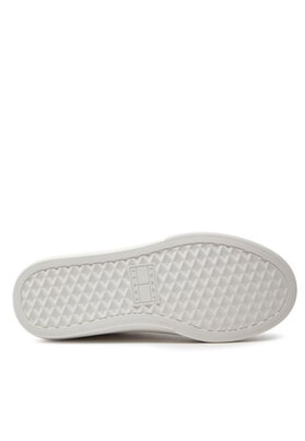 Tommy Jeans Sneakersy Tjw Cupsole Sneaker Ess EN0EN02508 Biały. Kolor: niebieski, biały. Materiał: skóra