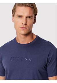 Guess T-Shirt M2BP47 K7HD0 Granatowy Regular Fit. Kolor: niebieski. Materiał: bawełna #5