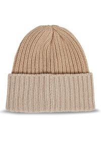 TOMMY HILFIGER - Tommy Hilfiger Czapka Limitless Chic Beanie AW0AW15299 Beżowy. Kolor: beżowy. Materiał: syntetyk #3